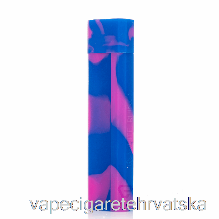 Vape Cigarete White Rhino Silicone Dab Out [pyrex] Purple Blue